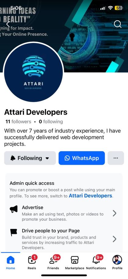 Facebook page